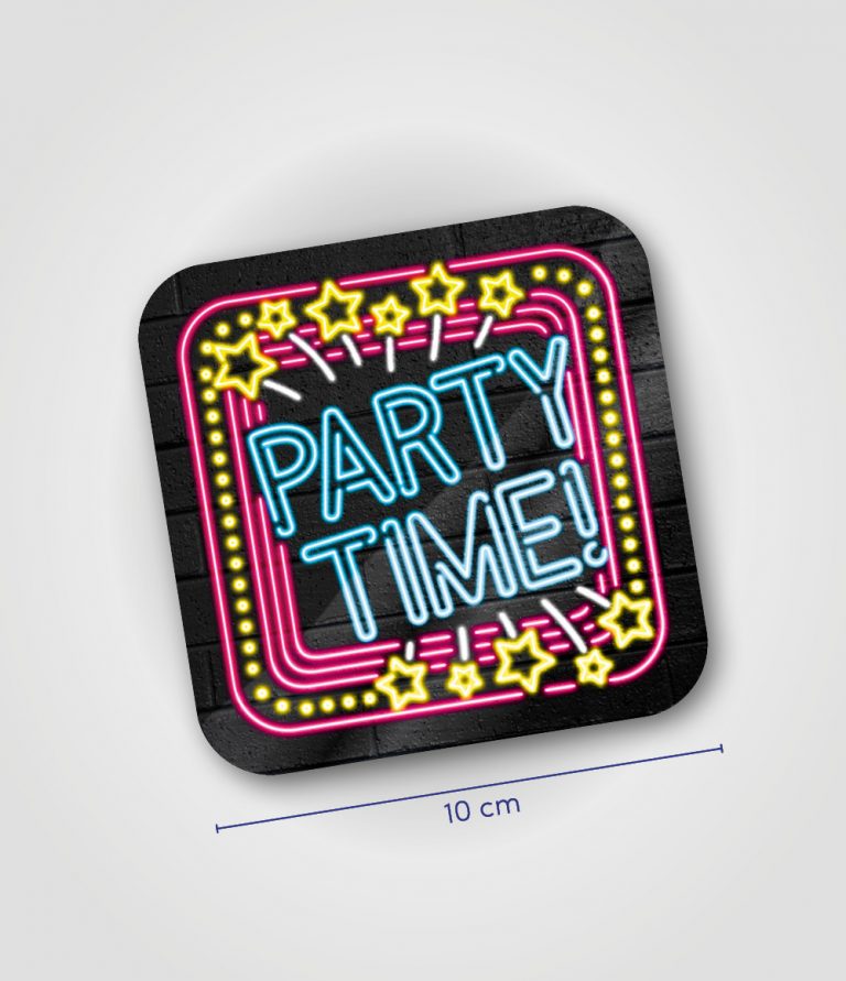 Neon onderzetters – Party time! | Funny Trends Funny Party Time Images