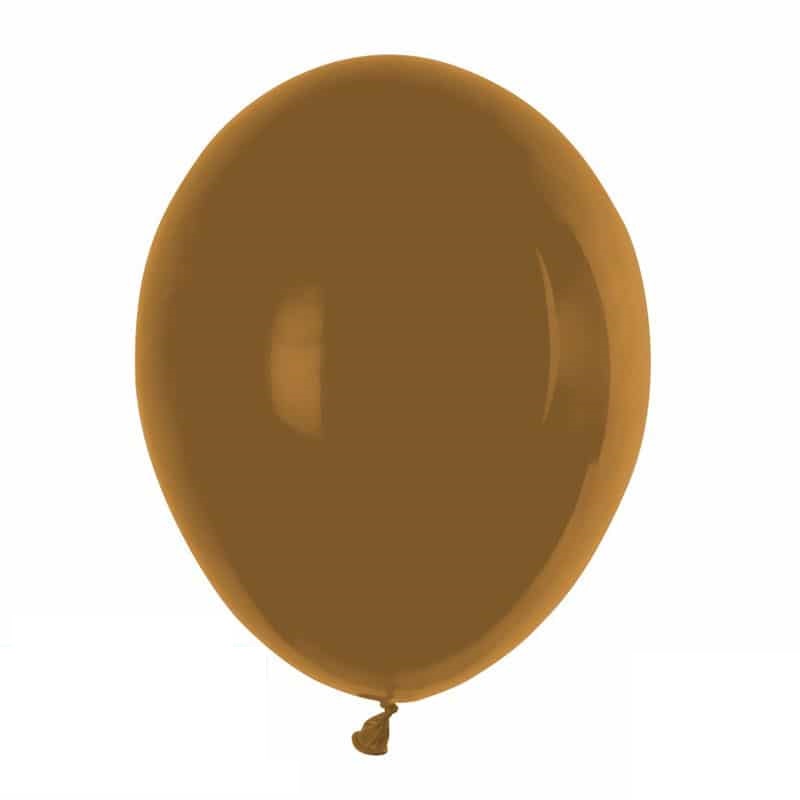 flexibel Beschikbaar banjo latex ballonnen bruin pastel 33cm | Funny Trends